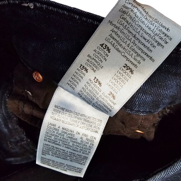 Mother Denim The Looker Mid Rise Skinny Ankle Length Jean Dark Lover Size 26 - Picture 11 of 11